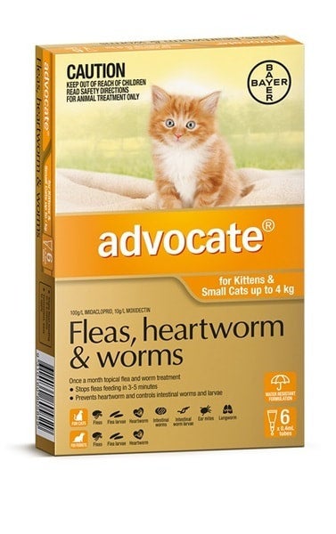 Advocate - Kittens & Small Cats (Up to 4 KG) 6tubes